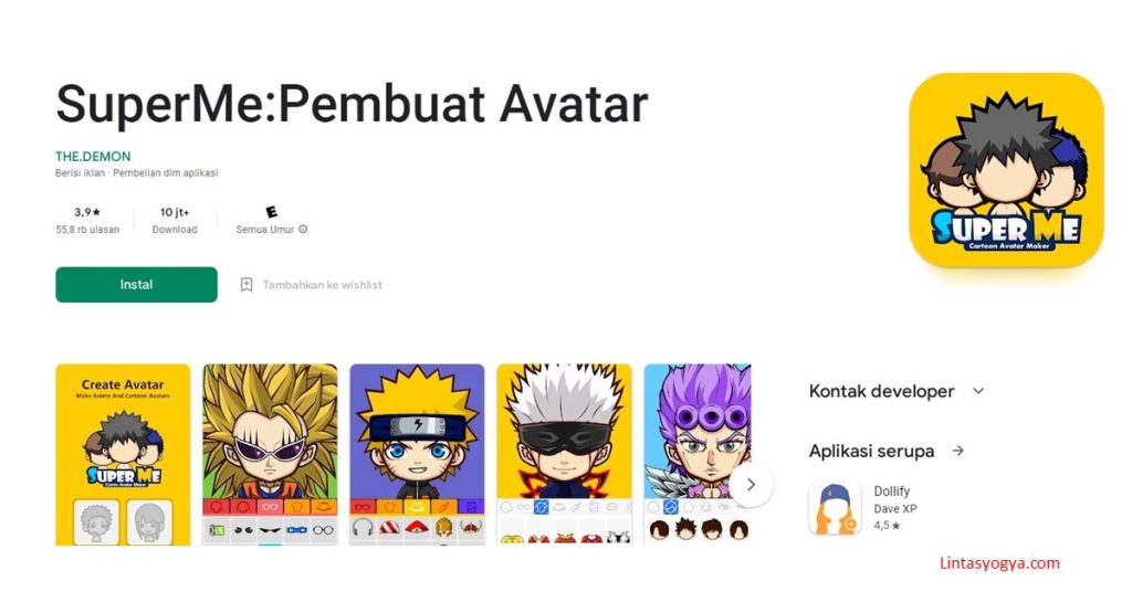 LintasYogya | Viral Nih 7 Aplikasi Avatar Terbaik Untuk Android dan iOS