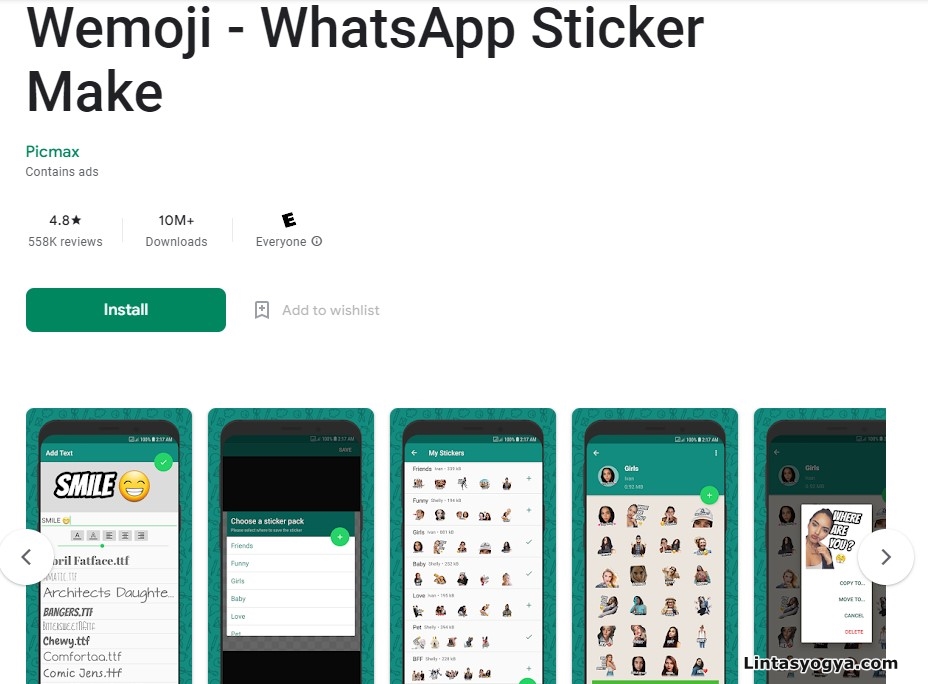 LintasYogya | Cara Praktis Agar Stiker WhatsApp Bergerak