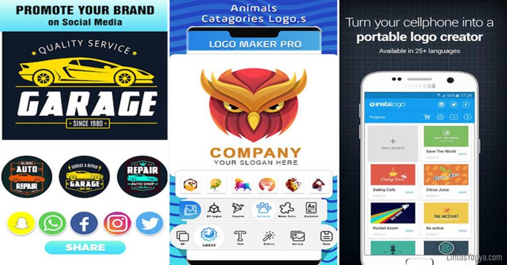 LintasYogya | Download aplikasi pembuat logo di android