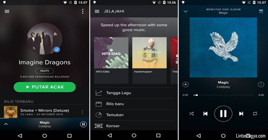 LintasYogya | Download aplikasi pemutar musik android