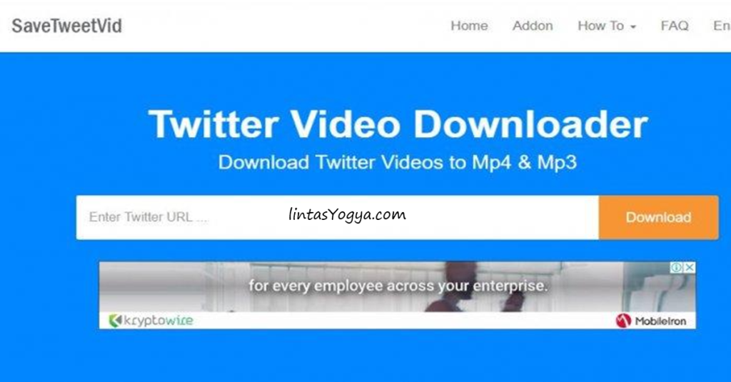 Cara Download Aplikasi Video Twitter
