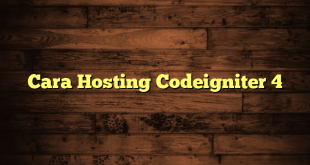 LintasYogya | Cara Hosting Codeigniter 4