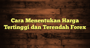 LintasYogya | Cara Menentukan Harga Tertinggi dan Terendah Forex