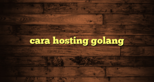 LintasYogya | cara hosting golang