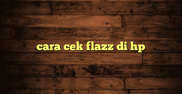 LintasYogya | cara cek flazz di hp