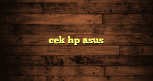 LintasYogya | cek hp asus