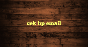 LintasYogya | cek hp email