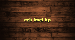 LintasYogya | cek imei hp