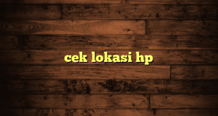 LintasYogya | cek lokasi hp