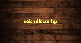 LintasYogya | cek nik no hp