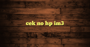 LintasYogya | cek no hp im3