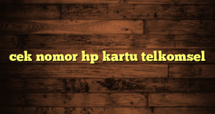 LintasYogya | cek nomor hp kartu telkomsel