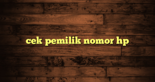 LintasYogya | cek pemilik nomor hp