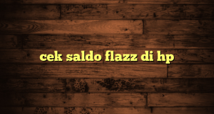 LintasYogya | cek saldo flazz di hp