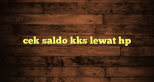 LintasYogya | cek saldo kks lewat hp