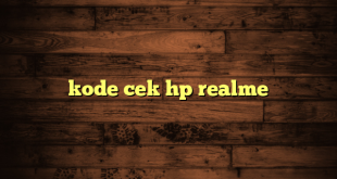 LintasYogya | kode cek hp realme